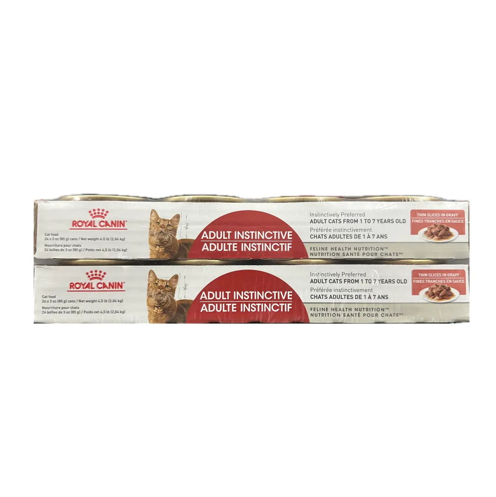 New Canned Cat Food Adult Instinctive Thin Slices In Gravy Wet Food Cans, Pouches, Tetra Paks, Etc.