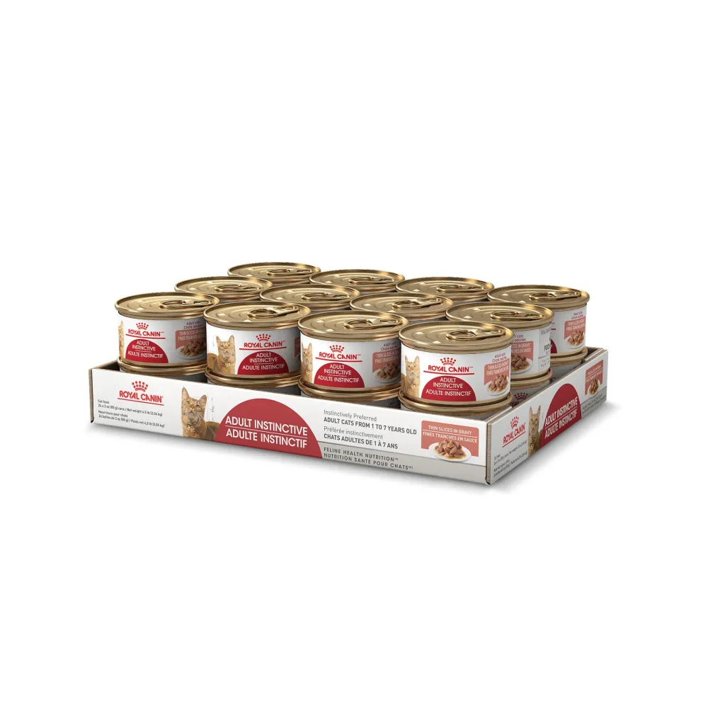 New Canned Cat Food Adult Instinctive Thin Slices In Gravy Wet Food Cans, Pouches, Tetra Paks, Etc.
