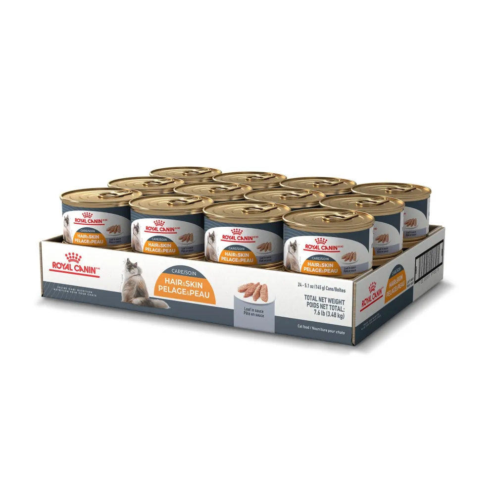 New ® Feline Care Nutrition™ Hair & Skin Care Loaf In Sauce Canned Cat Food Wet Food Cans, Pouches, Tetra Paks, Etc.