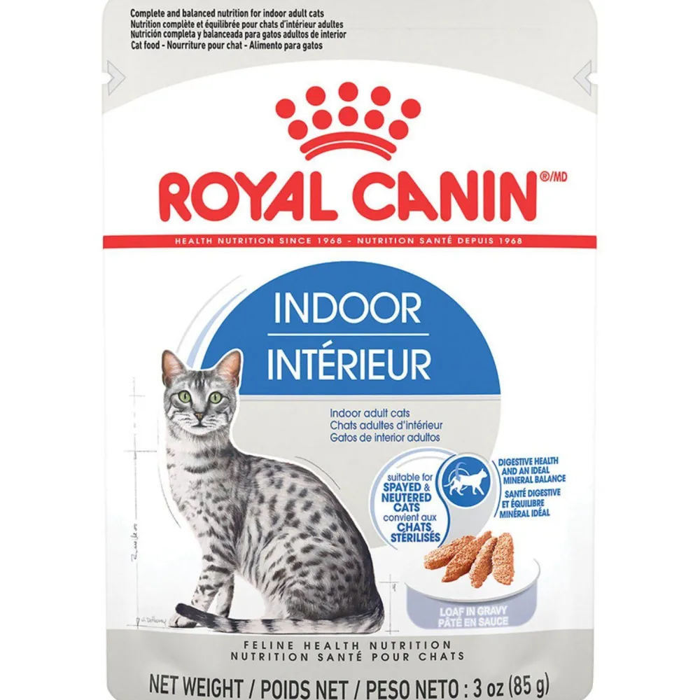 Hot Wet Cat Food Pouch Indoor Loaf In Gravy Wet Food Cans, Pouches, Tetra Paks, Etc.