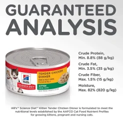Discount Science Diet Feline Tender Dinners Kitten Chicken Wet Food Cans, Pouches, Tetra Paks, Etc.