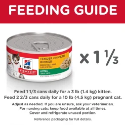 Discount Science Diet Feline Tender Dinners Kitten Chicken Wet Food Cans, Pouches, Tetra Paks, Etc.