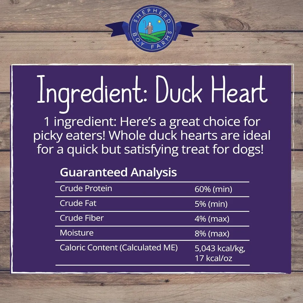 Fashion Freeze Dried Duck Hearts Treats Treats & Chews