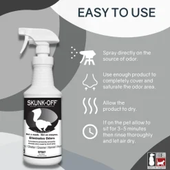 Hot Skunk Off Liquid Spray Supplies Leashes, Collars, Beds, Flea & Tick, Etc.