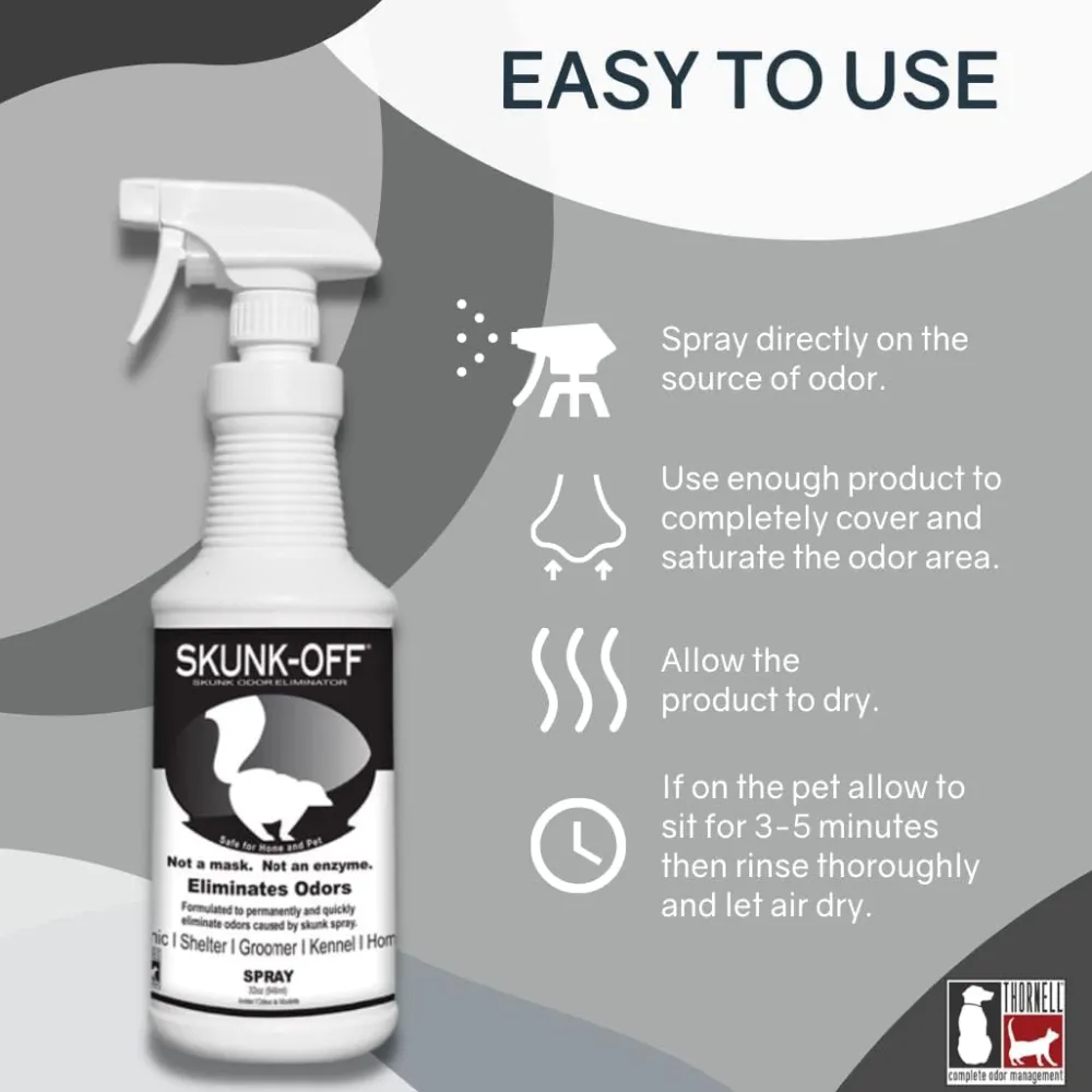 Hot Skunk Off Liquid Spray Supplies Leashes, Collars, Beds, Flea & Tick, Etc.