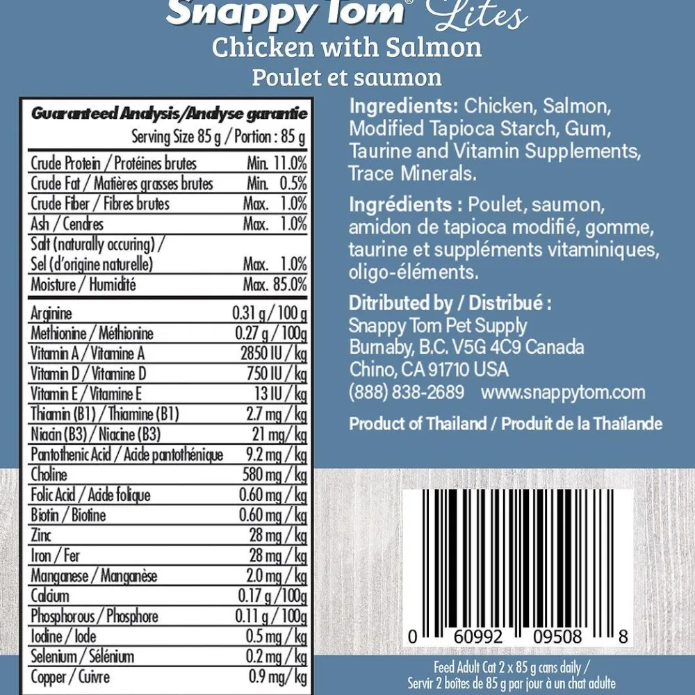 Discount Wet Cat Food Lites Chicken With Salmon Wet Food Cans, Pouches, Tetra Paks, Etc.