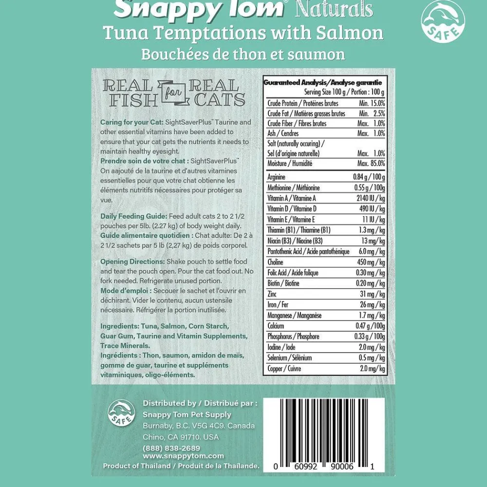 Clearance Wet Cat Food Natural Pouches Tuna With Salmon Wet Food Cans, Pouches, Tetra Paks, Etc.