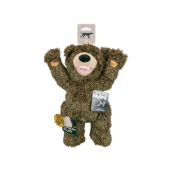Outlet Plush Grizzly With Squeaker & Interior Rope Supplies Leashes, Collars, Beds, Flea & Tick, Etc. | Toys Interactive, Plush, Etc.