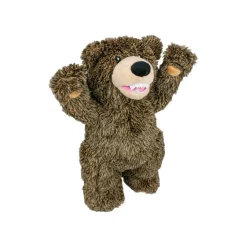 Outlet Plush Grizzly With Squeaker & Interior Rope Supplies Leashes, Collars, Beds, Flea & Tick, Etc. | Toys Interactive, Plush, Etc.