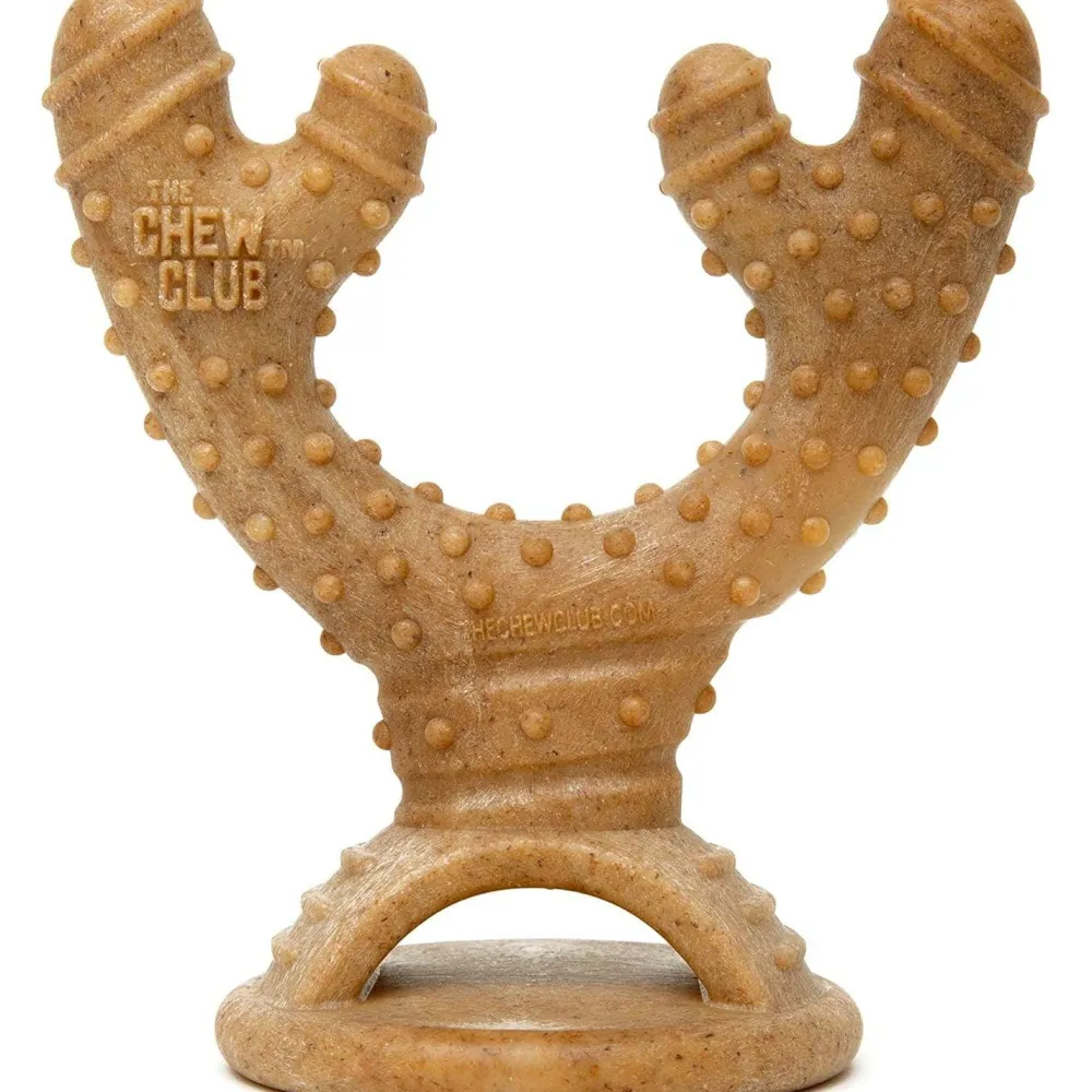 Best The Chew Club Dog Chew Nylon & Bamboo Chew Antler Supplies Leashes, Collars, Beds, Flea & Tick, Etc. | Toys Interactive, Plush, Etc.