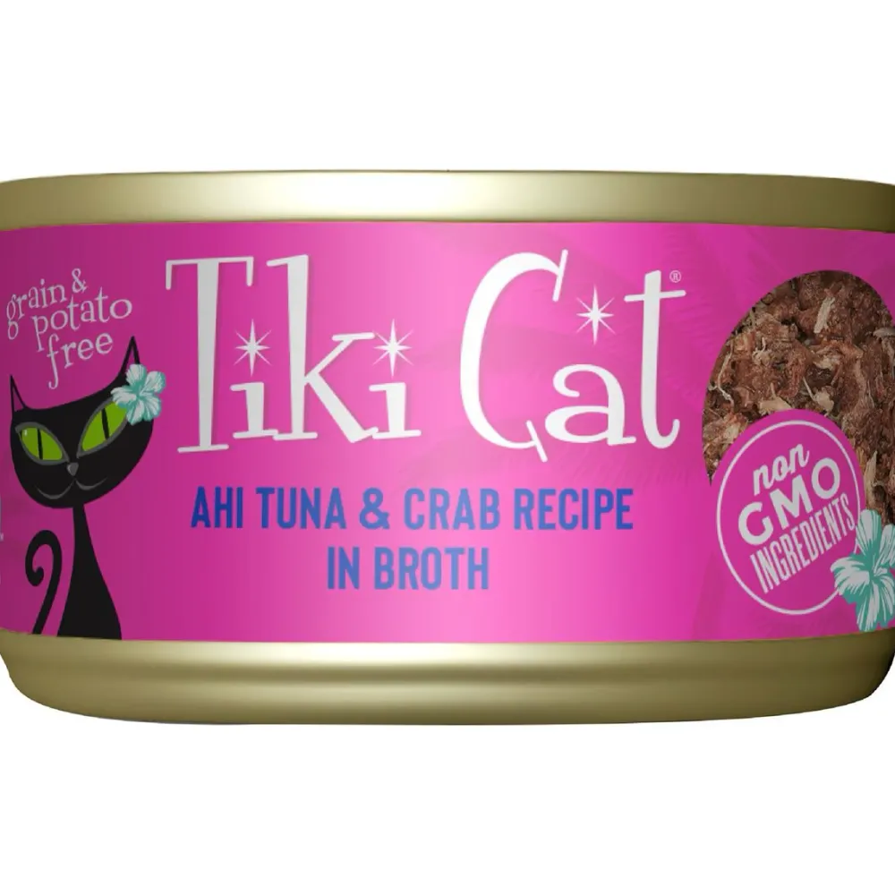 Best Can Ahi Tuna & Crab Recipe In Broth Wet Food Cans, Pouches, Tetra Paks, Etc.