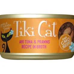 Clearance Can Ahi Tuna & Prawns Recipe In Broth Wet Food Cans, Pouches, Tetra Paks, Etc.