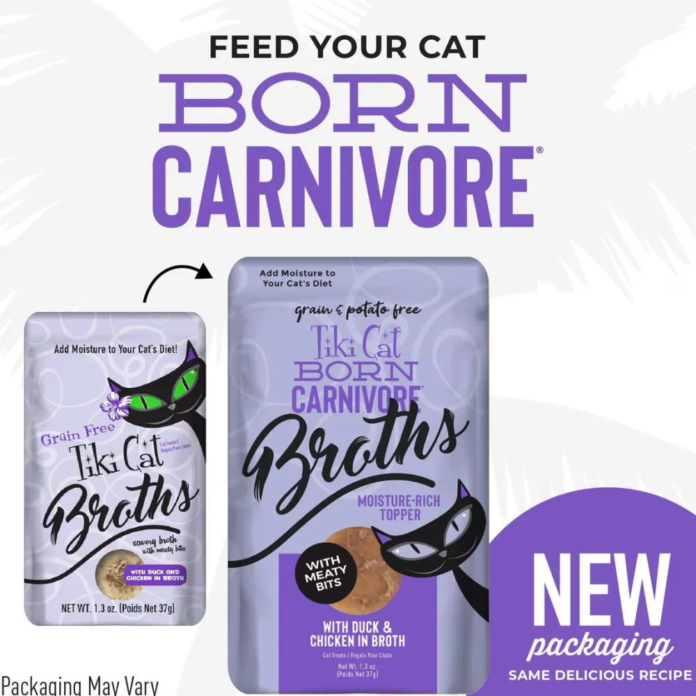 Fashion Pouch Broths Grain Free Duck & Chicken Wet Food Cans, Pouches, Tetra Paks, Etc.