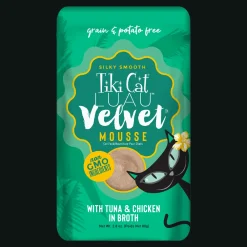 Outlet Pouch Velvet Mousse Tuna & Chicken In Broth Wet Food Cans, Pouches, Tetra Paks, Etc.