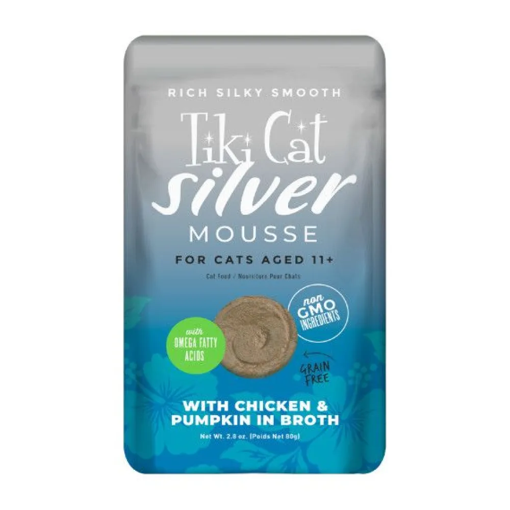 Outlet Pouch Velvet Mousse Senior Chicken With Pumpkin Wet Food Cans, Pouches, Tetra Paks, Etc.