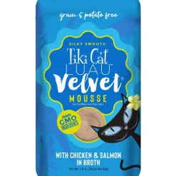 Best Pouch Velvet Mousse Chicken & Wild Salmon Wet Food Cans, Pouches, Tetra Paks, Etc.