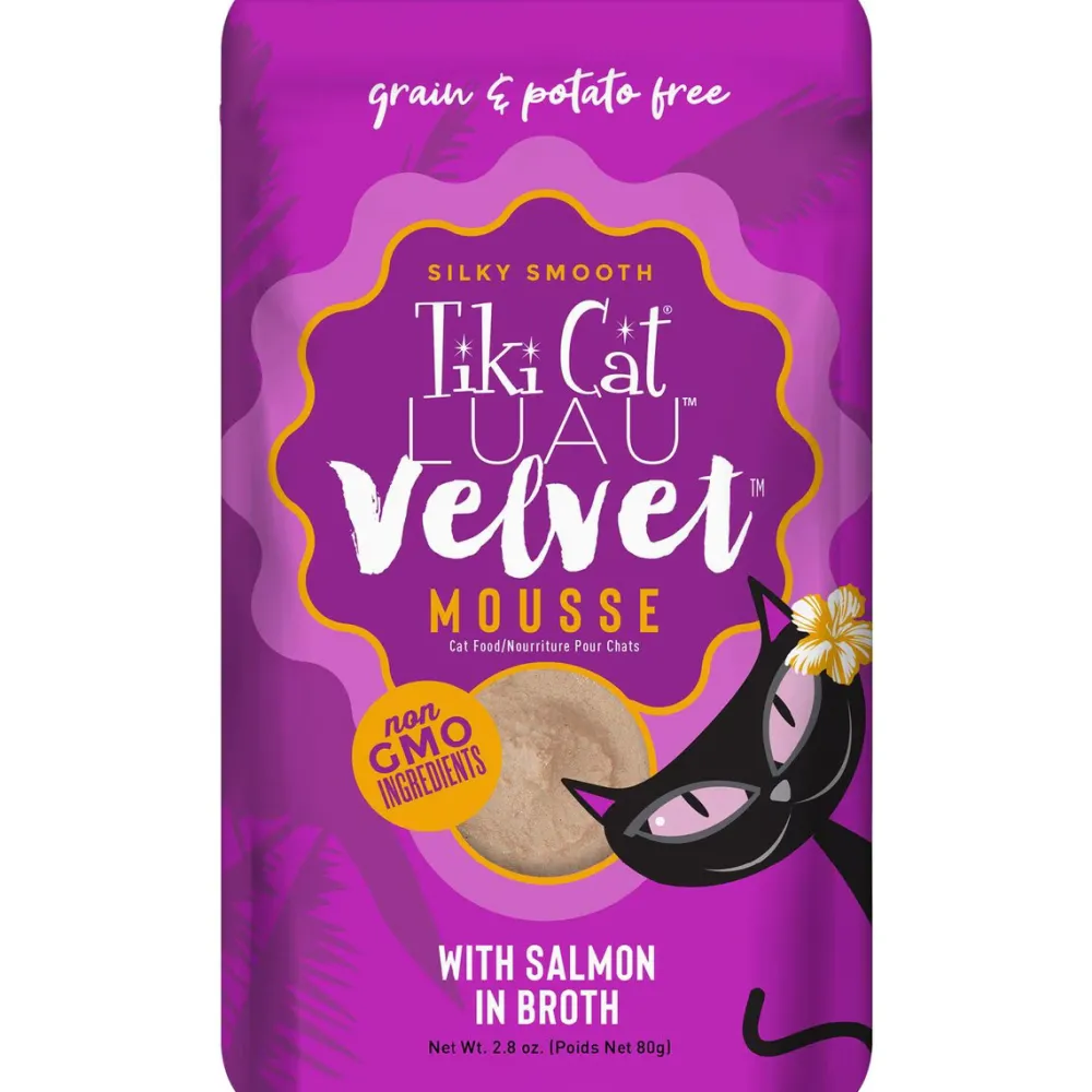 Sale Pouch Velvet Mousse Wild Salmon In Broth Wet Food Cans, Pouches, Tetra Paks, Etc.