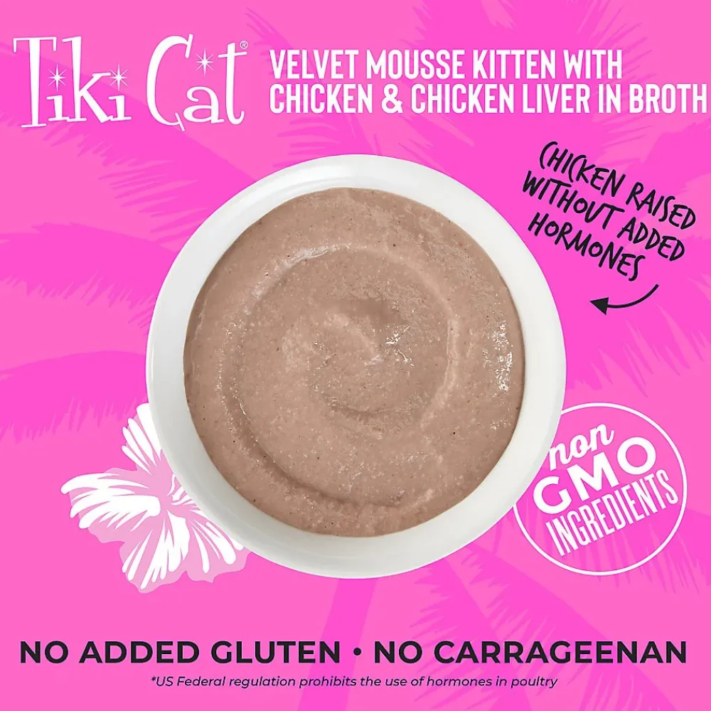 New Pouch Velvet Mousse Kitten Chicken & Chicken Liver Wet Food Cans, Pouches, Tetra Paks, Etc.