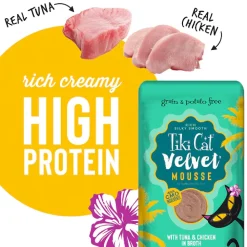 Outlet Pouch Velvet Mousse Tuna & Chicken In Broth Wet Food Cans, Pouches, Tetra Paks, Etc.