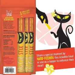 Outlet Stix Salmon in Gravy Grain-Free Wet Cat Treat Treats Crunchy, Soft, Lickable, Etc.