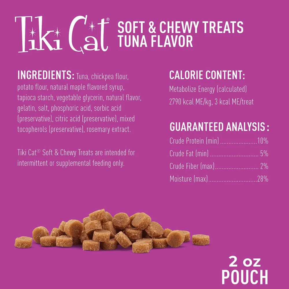 Fashion Treats Grain Free Soft & Chewy Tuna Treats Crunchy, Soft, Lickable, Etc.