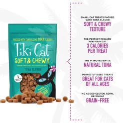 Fashion Treats Grain Free Soft & Chewy Tuna Treats Crunchy, Soft, Lickable, Etc.