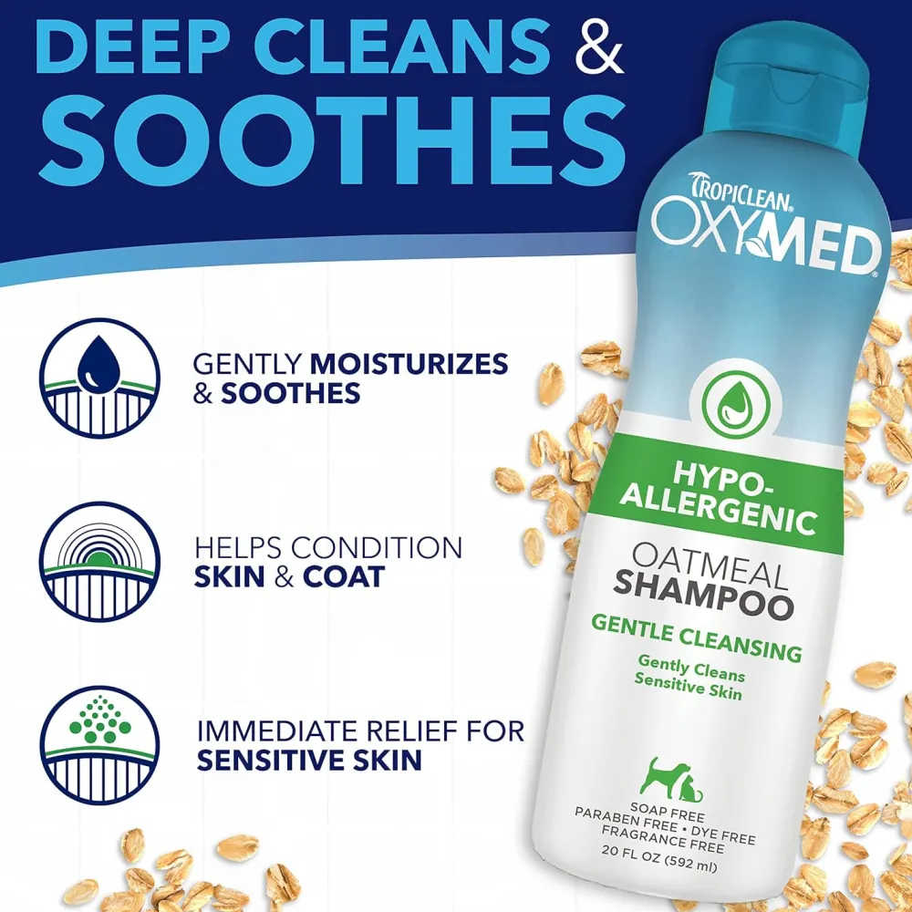 Discount Oxy Med Hypo Allergenic Shampoo Supplies Leashes, Collars, Beds, Flea & Tick, Etc.