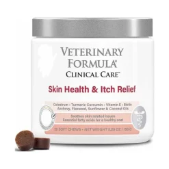 New Veterinary Formula Clinical Care Skin & Coat Itch Relief Supplement Supplies Leashes, Collars, Beds, Flea & Tick, Etc.