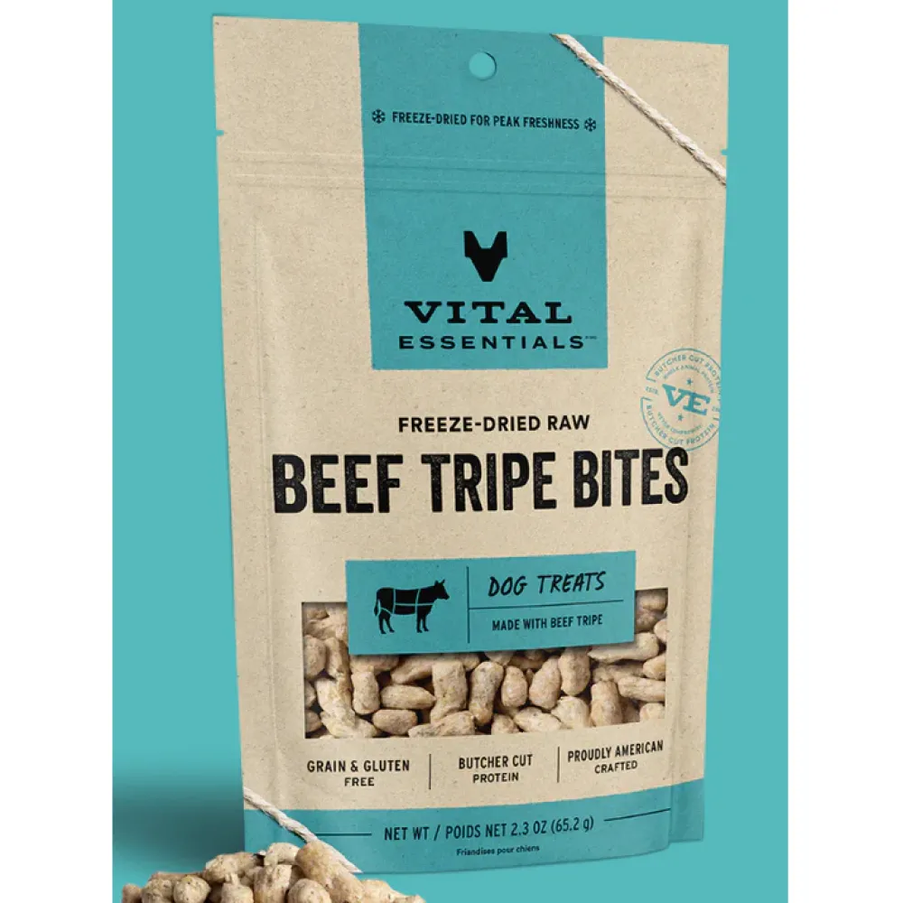 Clearance Freeze Dried Treat Beef Tripe Bites Treats Treats & Chews