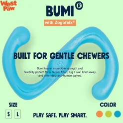 Online West Paw Zogoflex Active Bumi Green Supplies Leashes, Collars, Beds, Flea & Tick, Etc. | Toys Interactive, Plush, Etc.