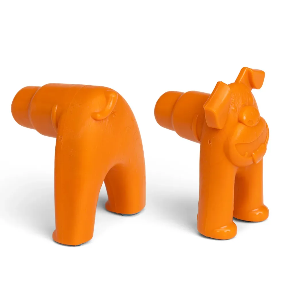 Online West Paw Zogoflex Toppl Stopper Tangerine 2 Pack Supplies Leashes, Collars, Beds, Flea & Tick, Etc. | Toys Interactive, Plush, Etc.