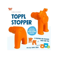 Online West Paw Zogoflex Toppl Stopper Tangerine 2 Pack Supplies Leashes, Collars, Beds, Flea & Tick, Etc. | Toys Interactive, Plush, Etc.