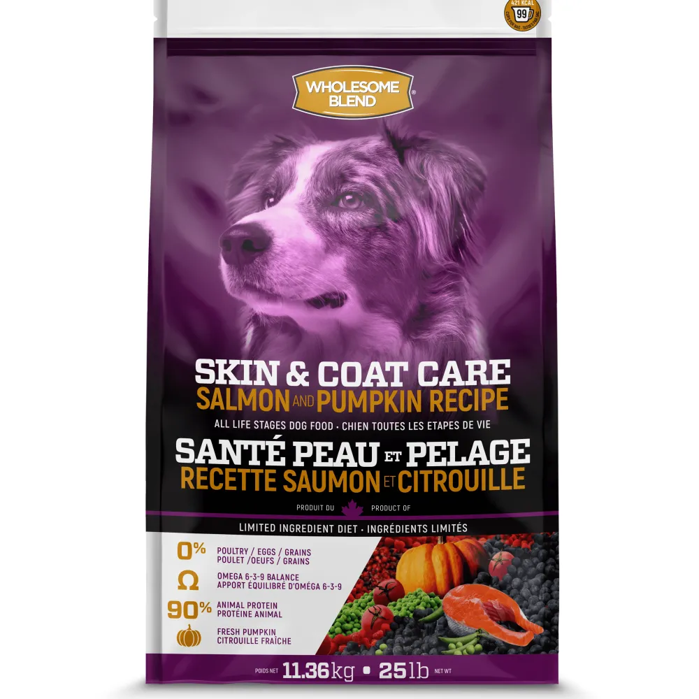 Sale Dog Food Skin & Coat Care Salmon & Pumpkin Recipe Food Dry, Wet, Freeze Dried, Etc.