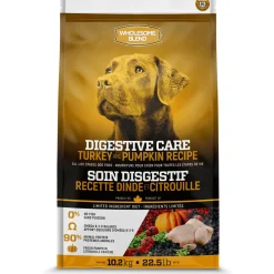 Outlet Dog Food Digestive Care Turkey & Pumpkin Recipe Food Dry, Wet, Freeze Dried, Etc.