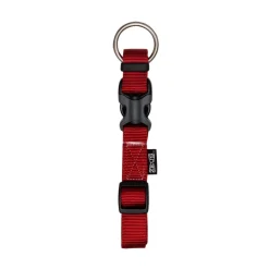 Clearance Adjustable Nylon Dog Collar Deep Red Supplies Leashes, Collars, Beds, Flea & Tick, Etc.